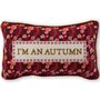 'I'm An Autumn' Needlepoint Pillow, thumbnail 3 of 6