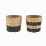 Mini Black Seagrass Planter With Choices Of Plants, thumbnail 5 of 5