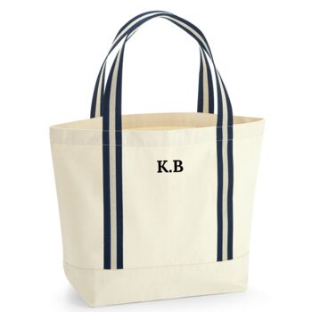 Personalised Organic Cotton Tote Shopper Bag, 2 of 12
