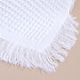 Personalised White Christening Shawl, thumbnail 4 of 9
