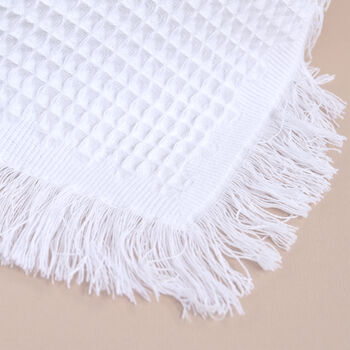 Personalised White Christening Shawl, 4 of 9