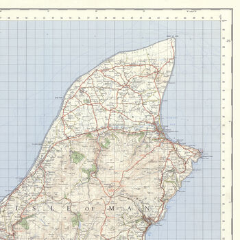 Personalised Isle Of Man Map Print Isle Of Man Gift, 7 of 9