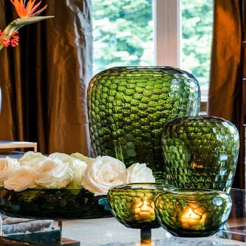 Emerald Candleholder Olive, 6 of 7