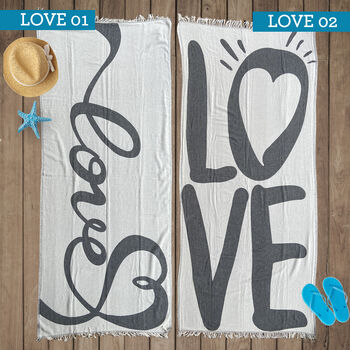 Personalised Love Texted Throw, Anniversary Gift, 2 of 11