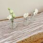 White Blue Crinkled Cheesecloth Wedding Table Runner 3m, thumbnail 3 of 4