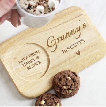 Personalised Wooden Coaster Tray, 3 of 4