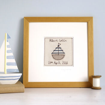 Personalised Boat Father's Day Card For Dad / Grandad, 4 of 12