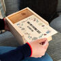 Personalised Vegetable Seed Box With Sliding Lid, thumbnail 2 of 5