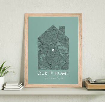 Personalised UK Map Home Print, 3 of 12