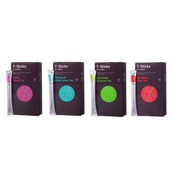 Four Box Packs Green And Black Tea Bundle Set, 2 of 4