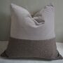 Grey Velvet And Wool Scatter Cushion, thumbnail 4 of 6
