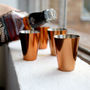 Copper Shot Glass Set In Personalised Carry Case, thumbnail 2 of 10