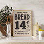 Vintage Retro Bread Kitchen Advert Dining Wall Print, thumbnail 5 of 5