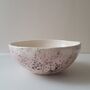 Deep And Wide Pink Ceramic Bowl, thumbnail 2 of 10