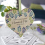 Happy Engagement Wooden Heart Decoration Gift, thumbnail 5 of 12