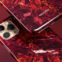 Red Marble Case For iPhone, thumbnail 3 of 4
