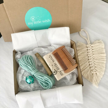 Easy To Make Macrame Feather Craft Kit, 2 of 8