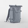 Personalised Waterproof Recycled Rolltop Backpack, thumbnail 6 of 8