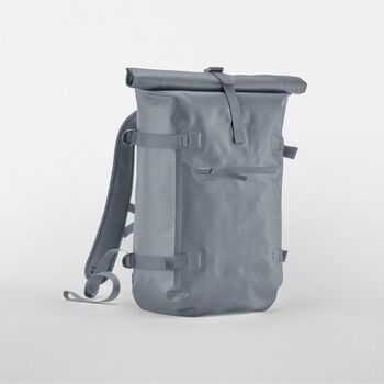 Personalised Waterproof Recycled Rolltop Backpack, 6 of 8