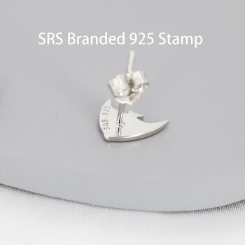 Sterling Silver Angelfish Stud Earrings, 6 of 9