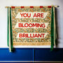 You Are Blooming Brilliant Banner Art, thumbnail 1 of 6