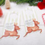 Reindeer Christmas Bottle Gift Tags For Wine And Spirit Presents, thumbnail 3 of 4