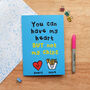 'Heart But Not Chips' Funny Valentines Card, thumbnail 1 of 2