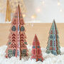 Christmas Tree Set, Folk Design, thumbnail 2 of 4