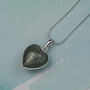 Handmade Silver Murano Glass Heart Pendant, thumbnail 10 of 12