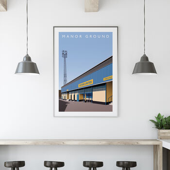 Oxford United Manor Ground London Road Entrance Poster, 4 of 8