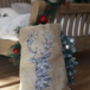 Personalised Hessian Stag Santa Sack, thumbnail 1 of 3