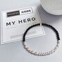 Men's Personalised Hidden Message Morse Code Bracelet, thumbnail 1 of 4