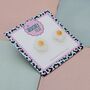 Fried Egg Stud Earrings, thumbnail 2 of 5