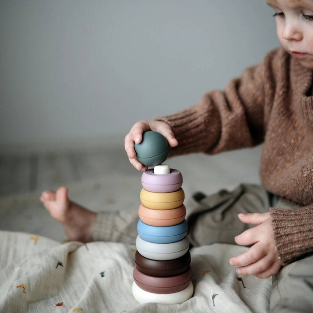 Eco Friendly Stacking Ring Tower Toy, 1 of 6