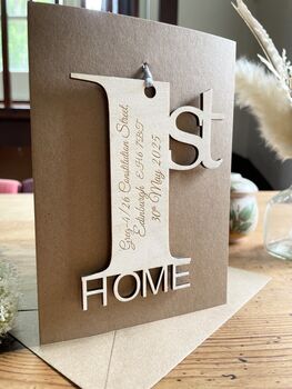 Personalised First Home Card, 2 of 11