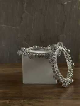 Elle Silver Bangles Set, 6 of 6