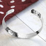 Men's Solid Silver Cuff Bracelet Hand Made, thumbnail 5 of 9