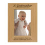 Personalised Godmother Wooden Photo Frame, thumbnail 4 of 4