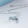 Personalised Zodiac And Silver Tag Charm Necklace, thumbnail 11 of 12