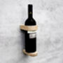 Luxury Oak Wall Mounted Wine Bottle Holder, thumbnail 3 of 7