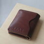 Personalised Slim Leather Wallet For Cash And Cards, thumbnail 3 of 8