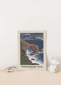 Pembrokeshire Coast National Park Travel Poster, 2 of 8