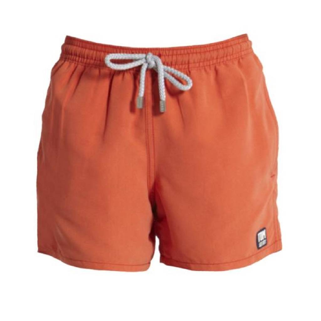 Boy's Nasturtium Orange Swimming Shorts By Tom and Teddy ...