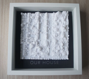 Custom 3D Printed Map, 2 of 12