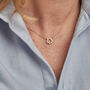 Ortigia Mini Moissanite And Gold Plated Necklace, thumbnail 2 of 4