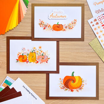 Pumpkin Meadow Picture Craft Kit | Autumn Home Decor, 7 of 7