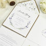 Floral Wedding Invitations, thumbnail 4 of 7