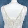 Xanthe Crystal And Pearl Bridal Straps With Epaulettes, thumbnail 7 of 11