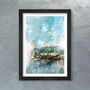Mevagissey Harbour Poster Print, thumbnail 1 of 4