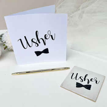 Usher Wedding Card, 5 of 6